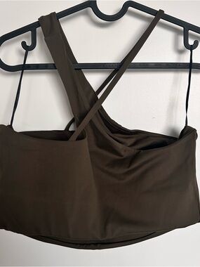 H&M Olive Green Active Crop Top